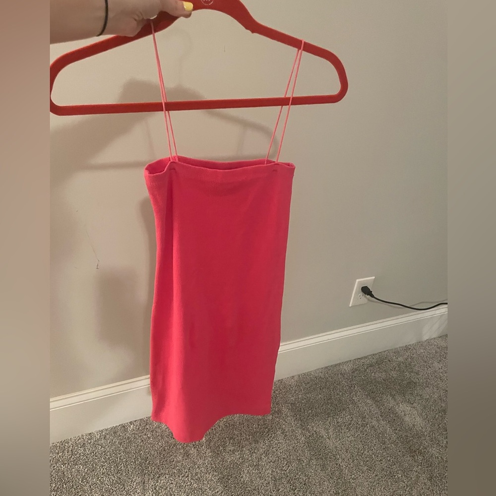 Zara Ribbed Mini Dress - Picture 2 of 4